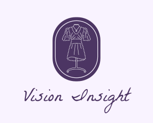 Purple Dress Mannequin logo design