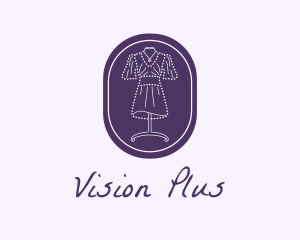 Purple Dress Mannequin logo design