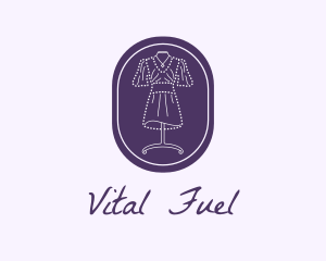 Purple Dress Mannequin logo design