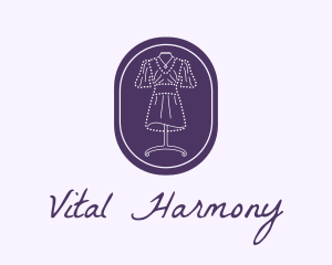 Purple Dress Mannequin logo design