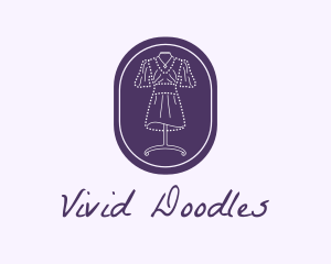 Purple Dress Mannequin logo design