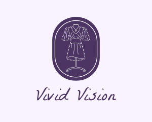 Purple Dress Mannequin logo design