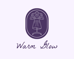 Purple Dress Mannequin logo design