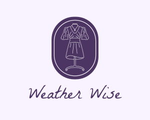 Purple Dress Mannequin logo design