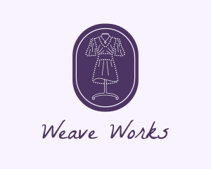 Purple Dress Mannequin logo design