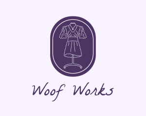 Purple Dress Mannequin logo design