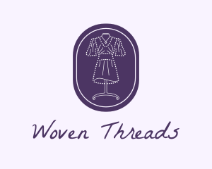 Purple Dress Mannequin logo design