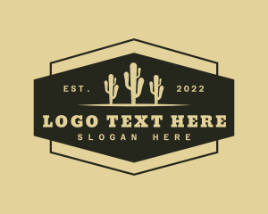 Western Desert Cactus logo