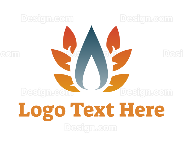 Fuel Energy Flame Logo