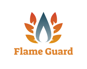 Fuel Energy Flame logo design