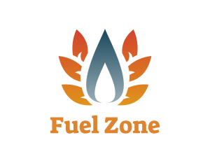 Fuel Energy Flame logo design