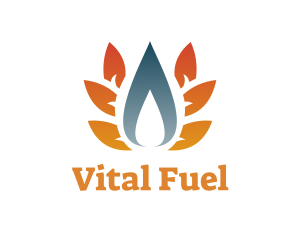 Fuel Energy Flame logo design