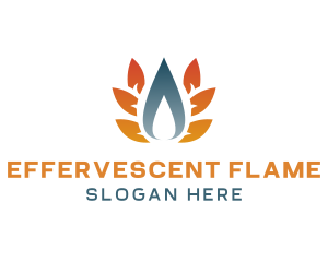 Fuel Energy Flame logo design