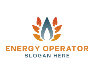 Fuel Energy Flame logo design