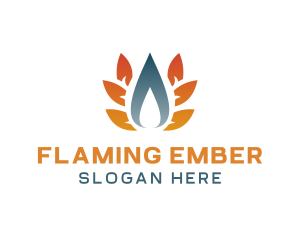 Fuel Energy Flame logo design