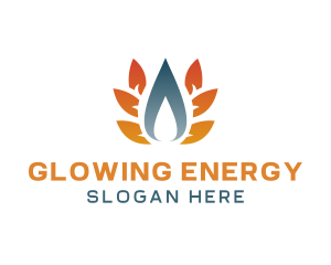 Fuel Energy Flame logo design