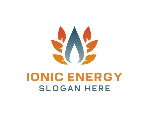 Fuel Energy Flame logo design