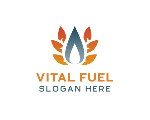 Fuel Energy Flame logo design