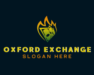 Paper Money Exchange logo design