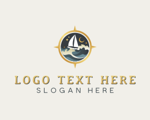 Boat Sailing Compass logo
