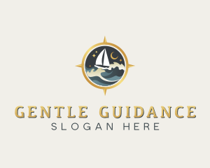 Boat Sailing Compass logo