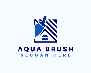 House Construction Painting logo design