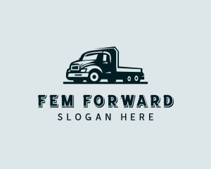 Freight Truck Forwarding logo design