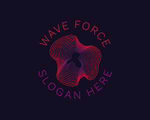 Wave Line Business  logo design