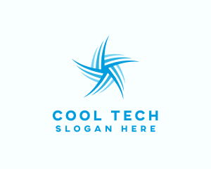 Ventilation Cooling Fan logo design