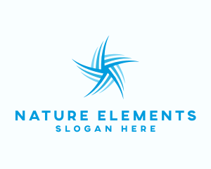 Ventilation Cooling Fan logo design