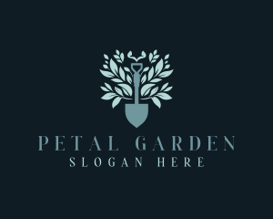 Shovel Plant Landscaping logo design