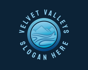 Blue River Mountain logo design