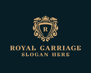 Royal Shield Hotel logo design