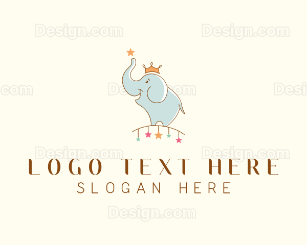 Elephant Crown Preschool Logo