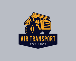 Transport Dump Truck Vehicle logo design