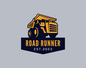 Transport Dump Truck Vehicle logo