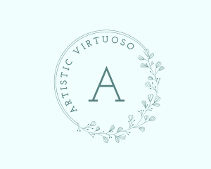 Floral Wreath Boutique logo design