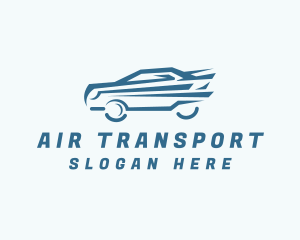 Blue Car Transport logo design