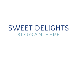 Blue Generic Wordmark Logo