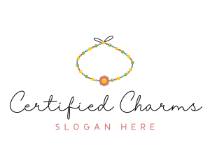 Flower Accessory Beads logo design