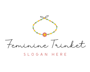 Flower Accessory Beads logo design