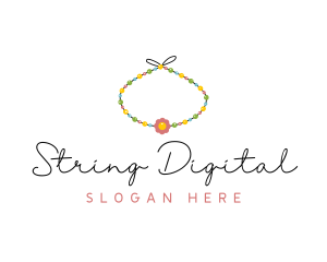 Flower Accessory Beads logo design