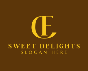 Modern Elegant Business Letter CF logo