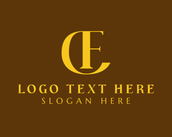 Modern Elegant Business Letter CF logo