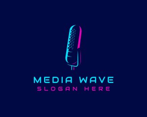 DJ Broadcast Microphone logo