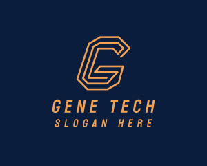 Programmer Tech Letter G logo design