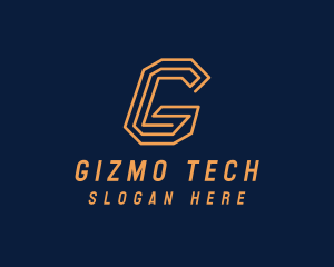 Programmer Tech Letter G logo design