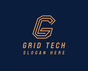 Programmer Tech Letter G logo design