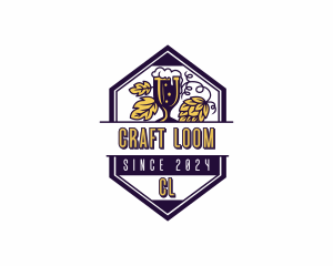 Craft Beer Brewery logo design