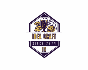 Craft Beer Brewery logo design